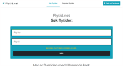 Desktop Screenshot of flytid.net